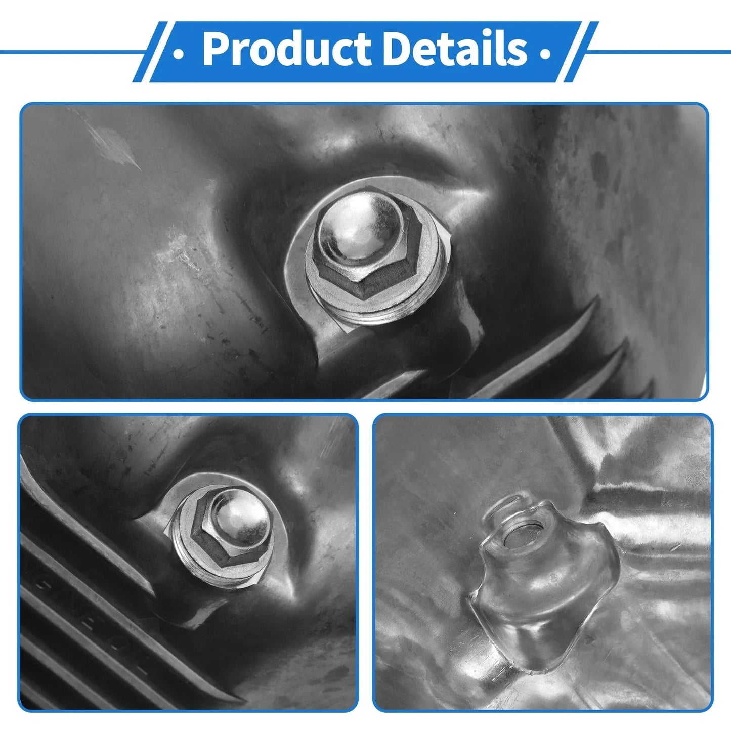 Engine Oil Pan for Honda Accord (1998-2002) - 1 x Steel Silver Tone