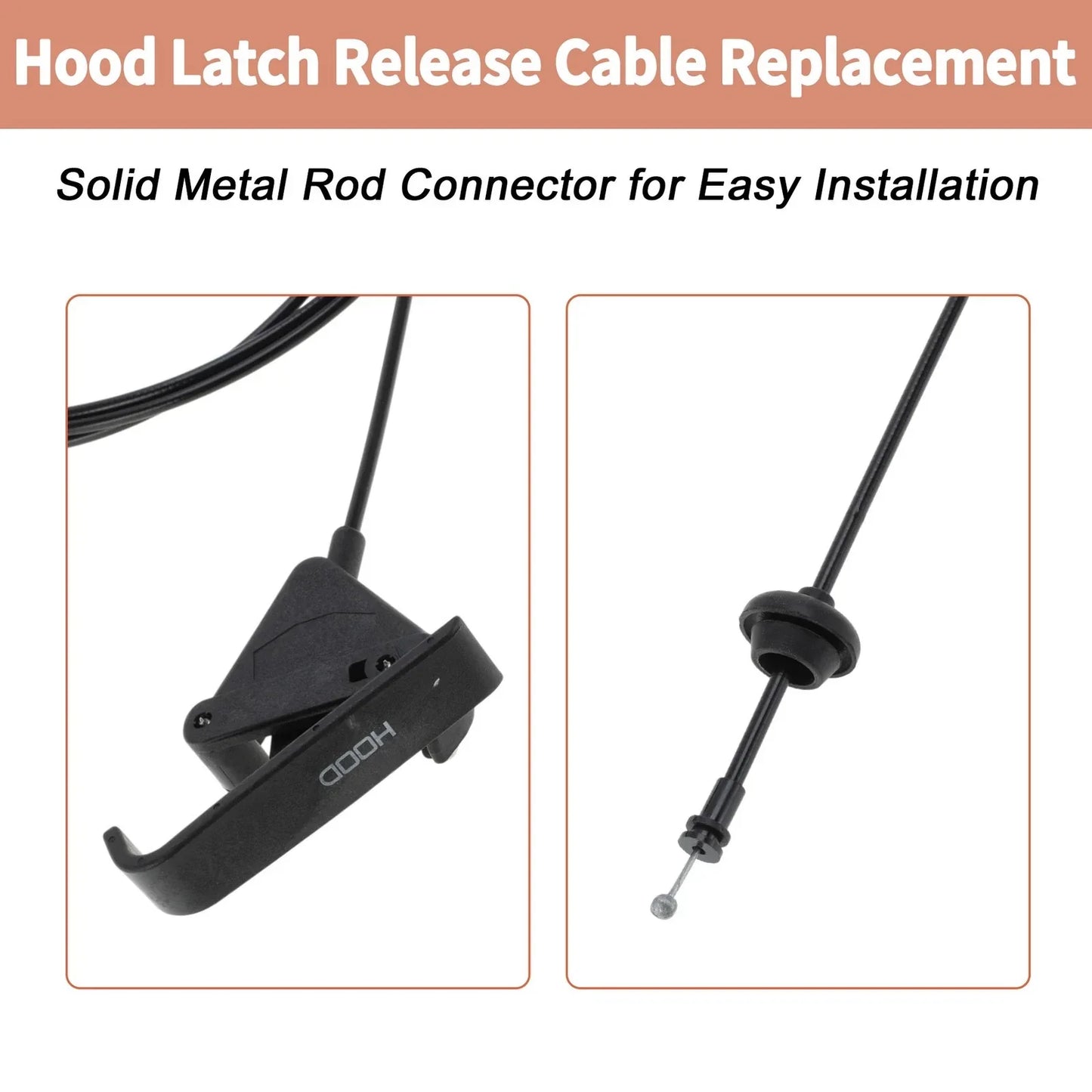 Front Hood Latch Release Cable for Dodge Dakota Durango (1997-2004)