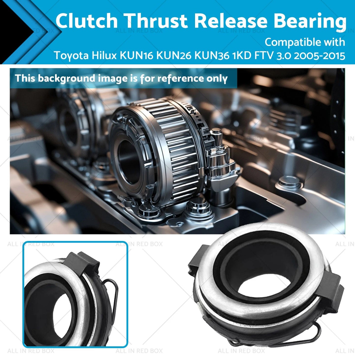 Clutch Thrust Release Bearing for Toyota Hilux KUN16 KUN26 3.0 (2005-2015)