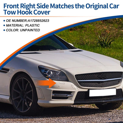 Front Bumper Tow Hook Cover for Mercedes-Benz SLK W172 (2004-2011)