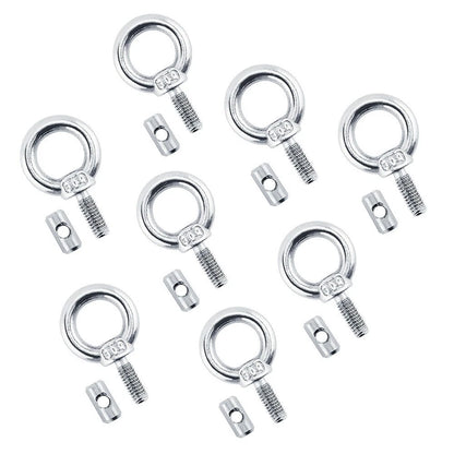 8 x Awning Rail Stoppers Screws for Boat RV Caravan Stainless Steel