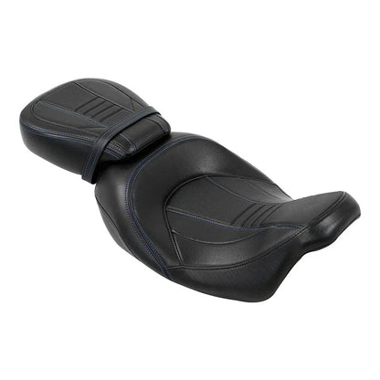 Black Driver Passenger Seat for Harley CVO Street Electra Glide (2009-2023)