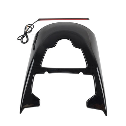 Vivid Black Rear Mudguard w/Light for Harley VRSCDX VRSCAW VRSCA (2002-2017)