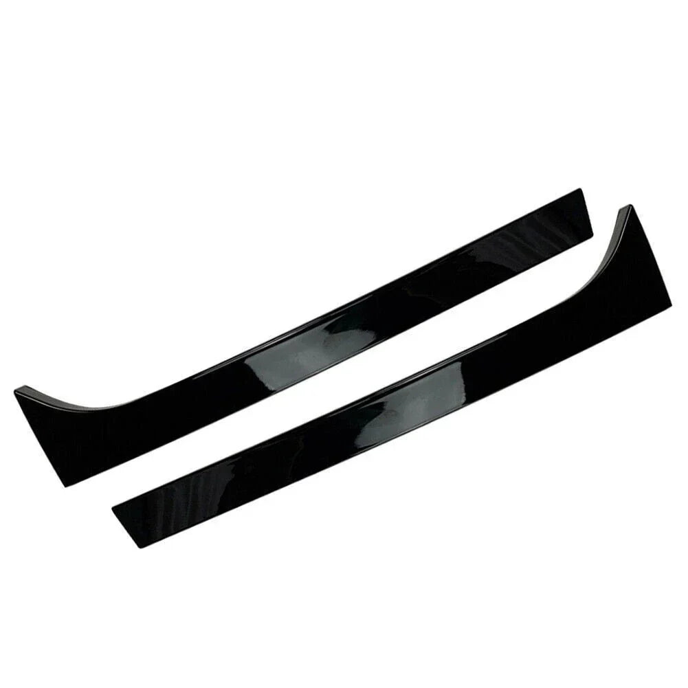 Glossy Black Rear Window Spoiler Side Wing Trim Covers for Skoda Superb (08-15)