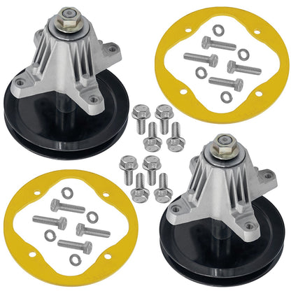2x Spindle Assembly with Deck Ring for MTD Troy-Bilt (2000–2002)
