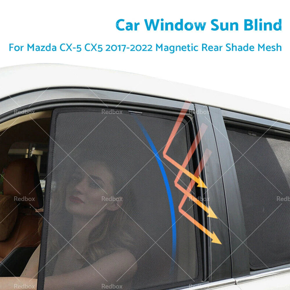 Magnetic Rear Side Shade Mesh Sun Blind for Subaru Forester (2018-2023)