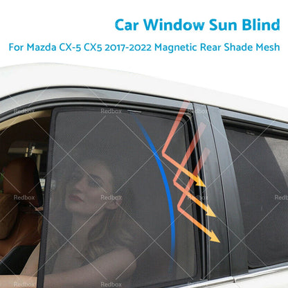 Magnetic Rear Side Shade Mesh Sun Blind for Subaru Forester (2018-2023)