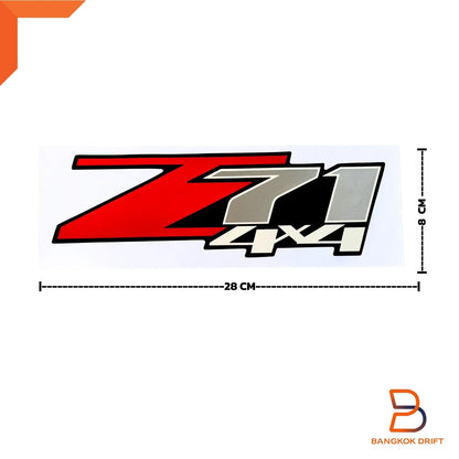 Z71 4x4 Side Fender Body Rear Sticker Decals for Holden Colorado (04-11)