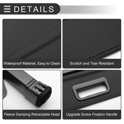 Retractable Cargo Cover for Honda CR-V 2002-2006 Rear Trunk Parcel Shelf Black