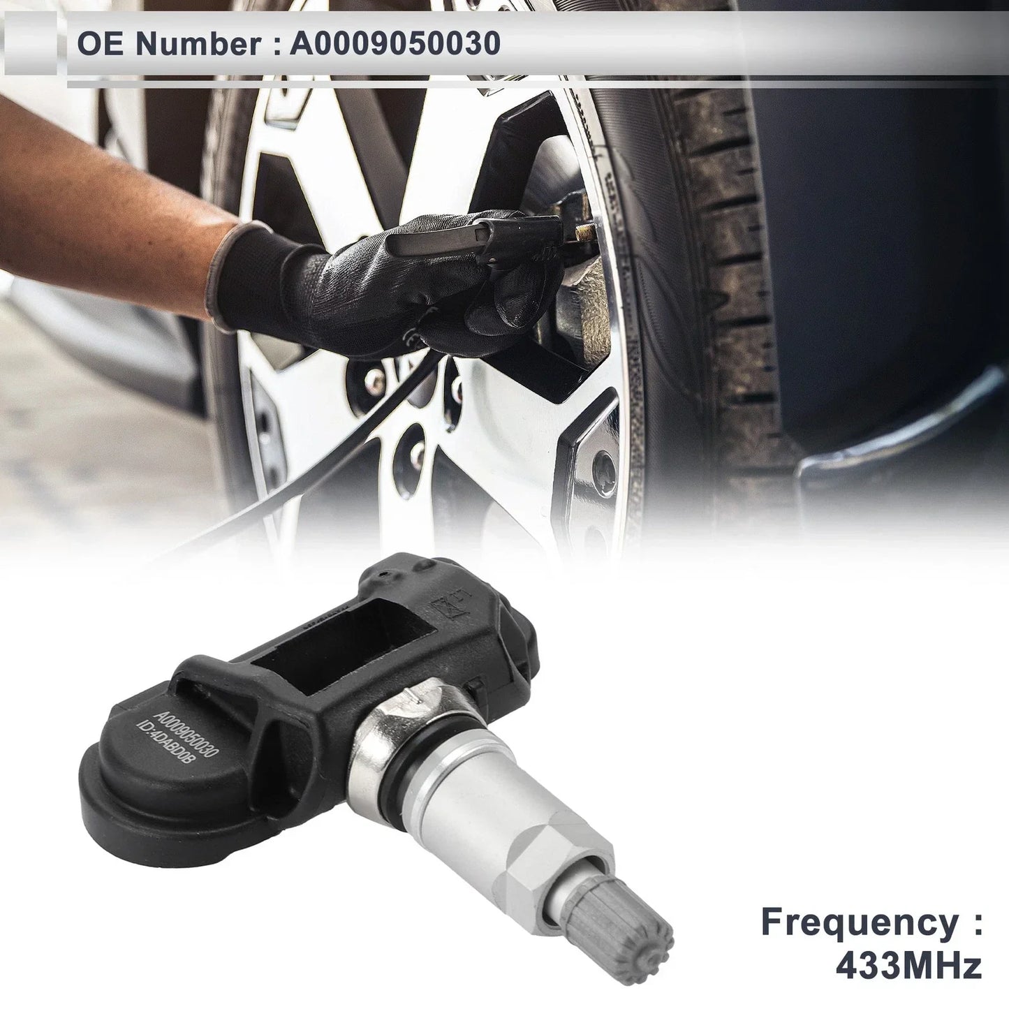 Tire Pressure Sensor for Mercedes-Benz C350 (2007-2015) 1 x 433MHz