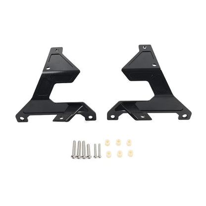 Dual A-Pillar Light Mounting Brackets for Jeep Wrangler JL Gladiator JT (2018-2023)