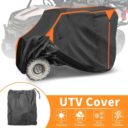 Waterproof UTV Cover for Honda Pioneer 1000-5 (2016-2023) - Black 210D PU
