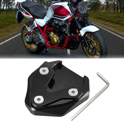 Motorcycle Kickstand Pad for HONDA CB1300 (2020-2023) - Black Side Stand Plate