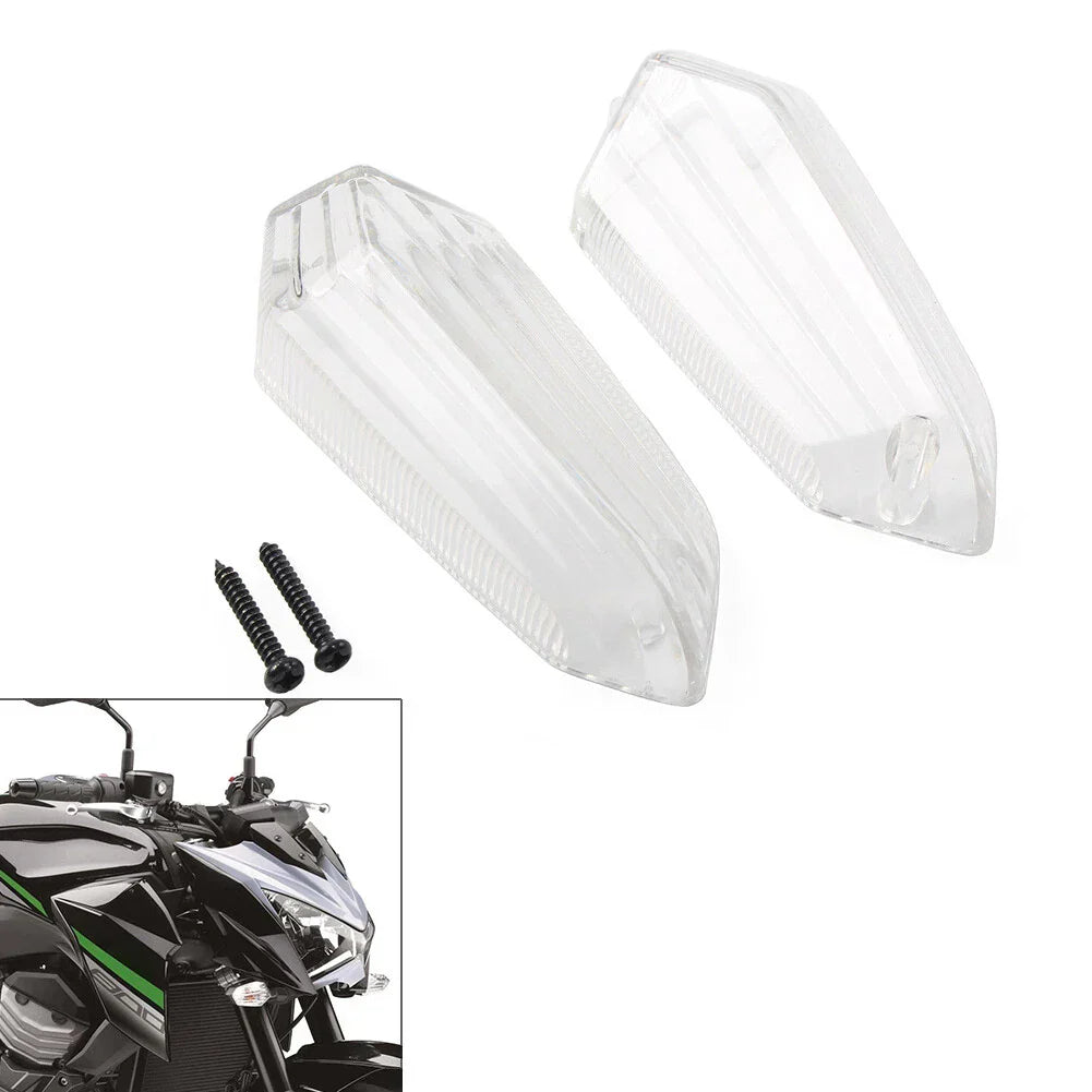 Clear Turn Signal Blinker Lens for KAWASAKI Z250 Z650 Z750 NINJA 1000 (2013-2023)