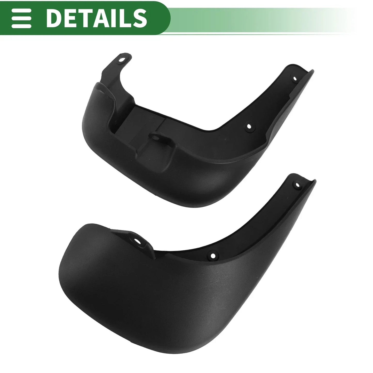 Mud Flaps Splash Guards for Hyundai SANTAFE 2006-2012 (2 x Mount Accessories)