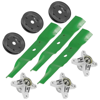 Caltric Deck Spindle with Pulley and Blade for MTD ZTL7500 (2012–2012)