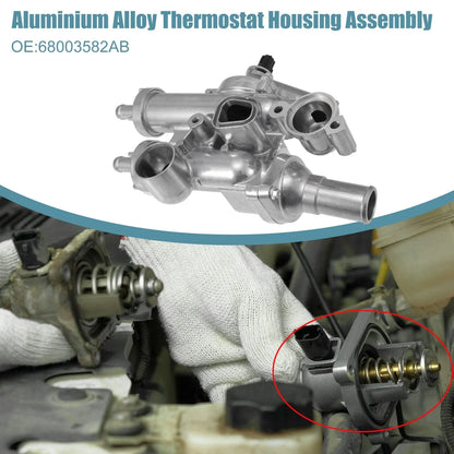 Upgraded Aluminum Thermostat Housing for Chrysler Dodge Jeep (2005-2010)