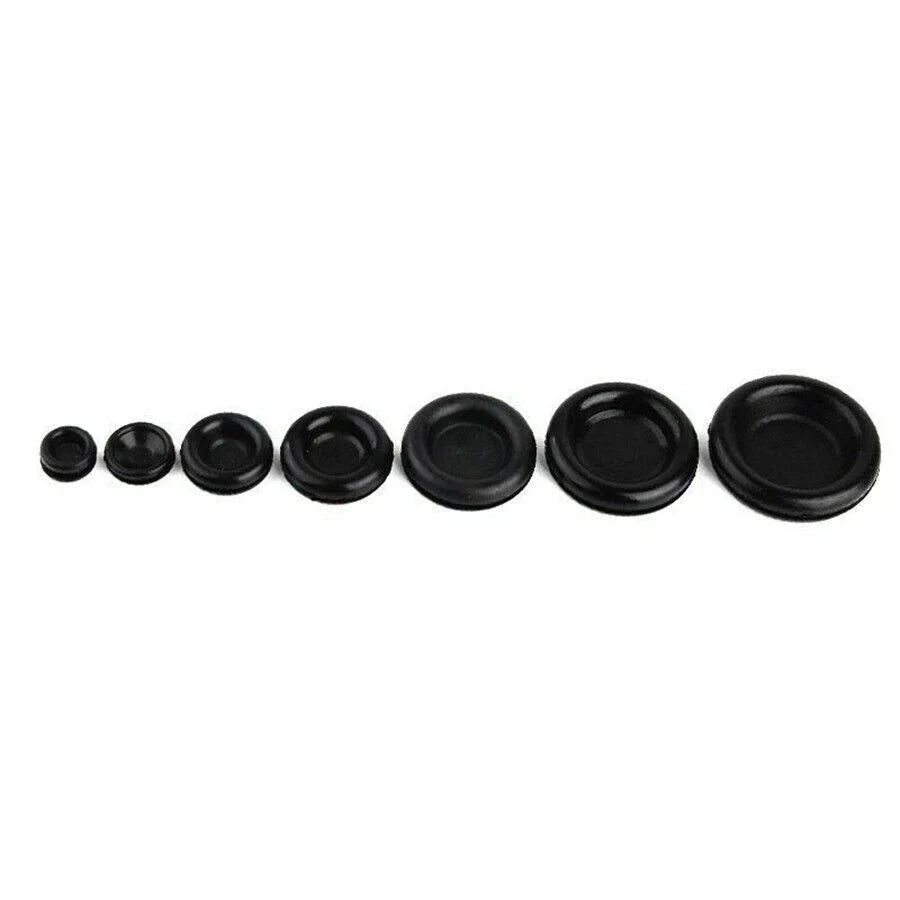 170 Pcs Mixed Rubber Grommets for Car Panel Hole Plugs & Electrical Wires
