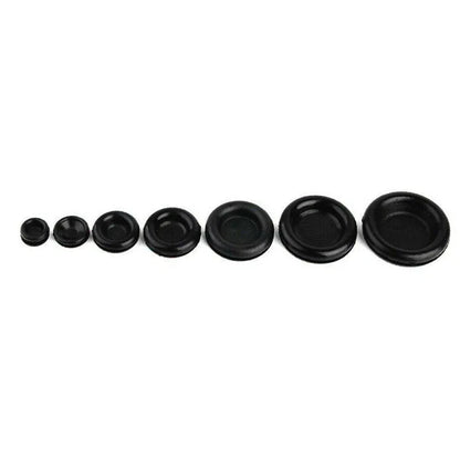 170 Pcs Mixed Rubber Grommets for Car Panel Hole Plugs & Electrical Wires