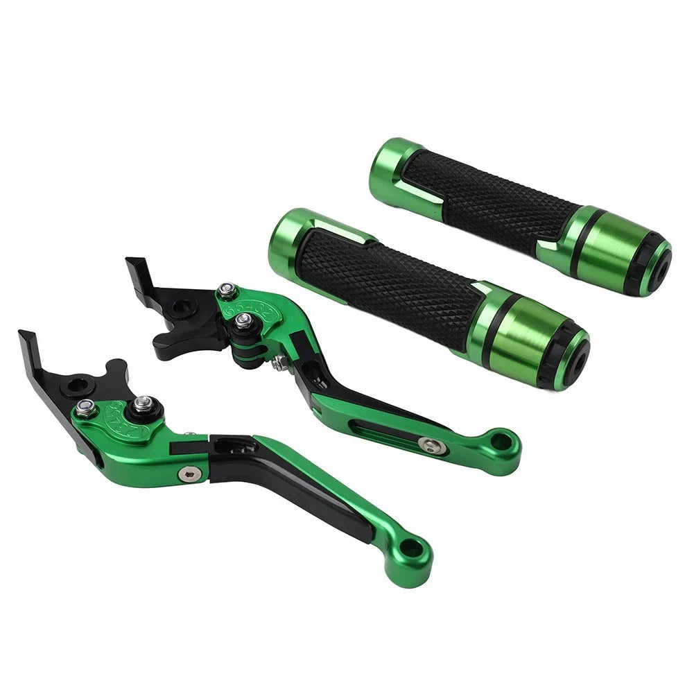 Folding Extendable Brake Clutch Levers & Handlebar Grips for BMW R1200GS (2004-2018)