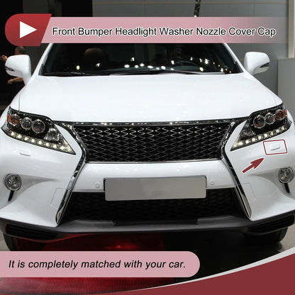 Front Left Headlight Washer Nozzle Cap for Lexus RX350 (2013-2015) White
