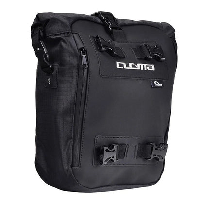 Waterproof 10L Rear Tail Seat Bag for Motorcycle - Black