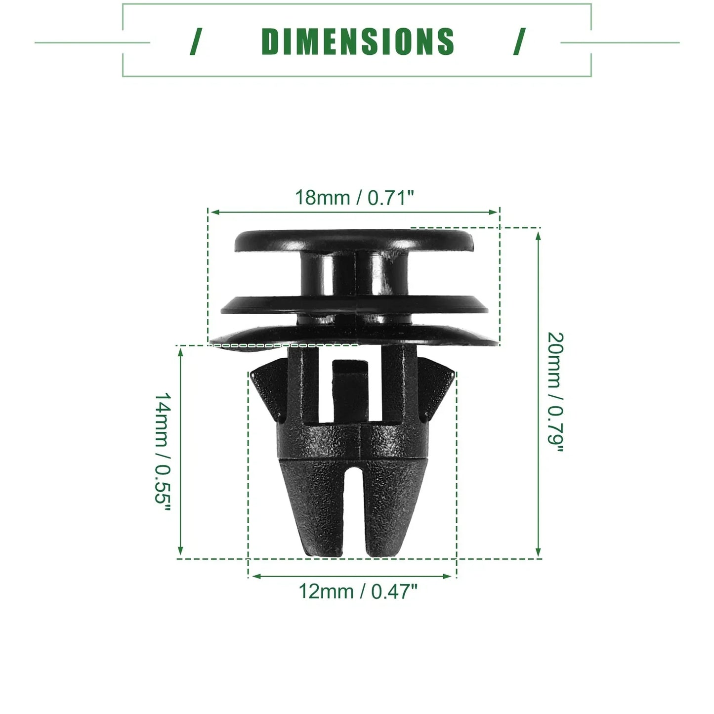 20 x Tail Light Lamp Retainer Clips for Dodge Ram 1500 (2019-2023)