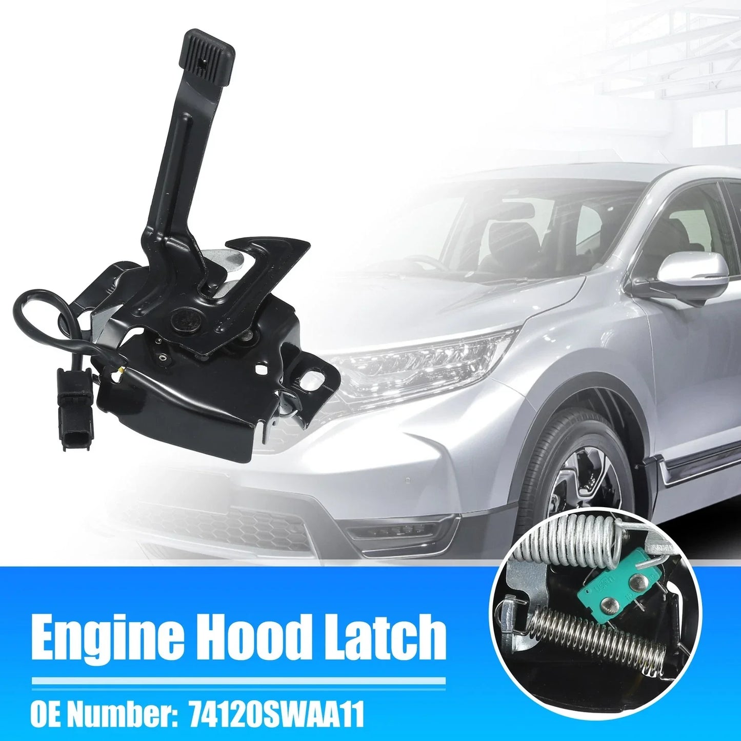 Hood Lock Latch Assembly for Honda CR-V (2007-2009)