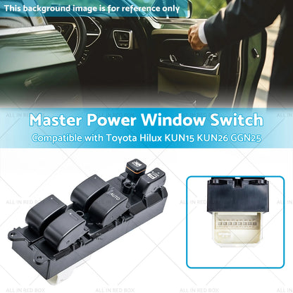 Power Window Switch for Toyota Hilux KUN15 KUN26 GGN25 (2011-2015)