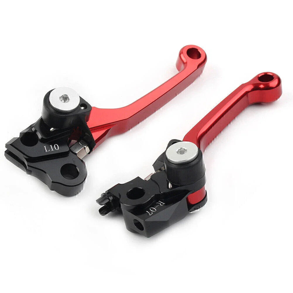 CNC Brake Clutch Levers  Red for Honda CRF250R CRF450R (2007-2020)