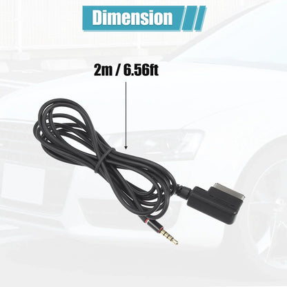 AMI MDI to Stereo 3.5mm Car Audio Aux Adapter Cable for Mercedes Benz (2010-2015)