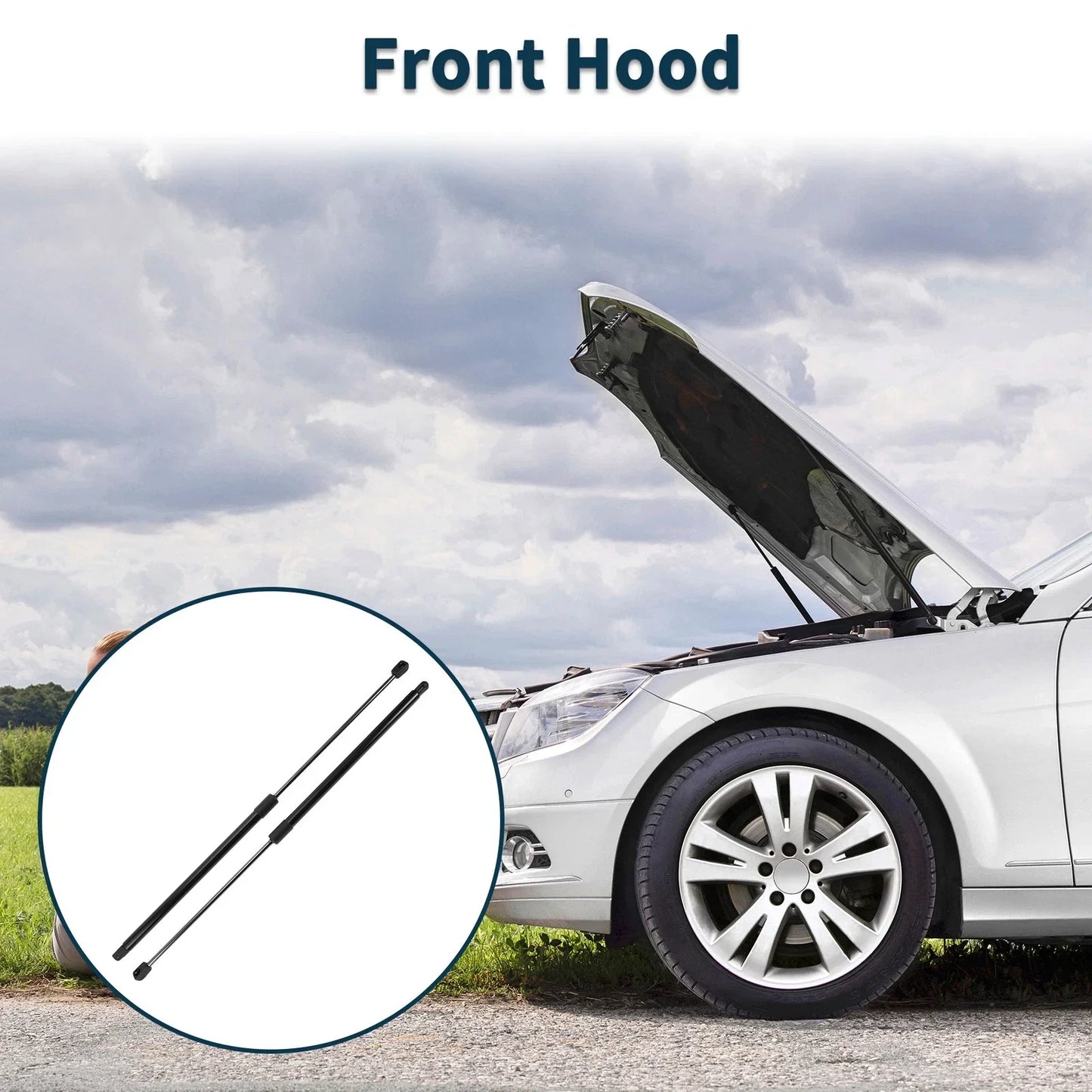 Hood Lift Supports Struts for Chevrolet HHR (2006-2011)