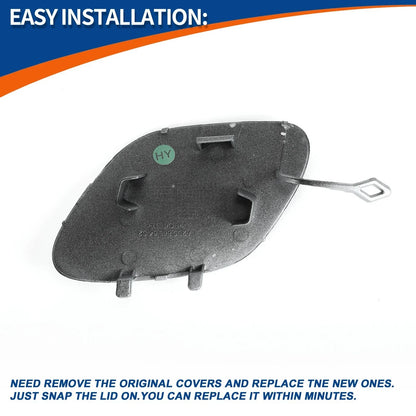 Car Bumper Tow Hook Cover for Mercedes-Benz (2019-2023) Diamond Silver