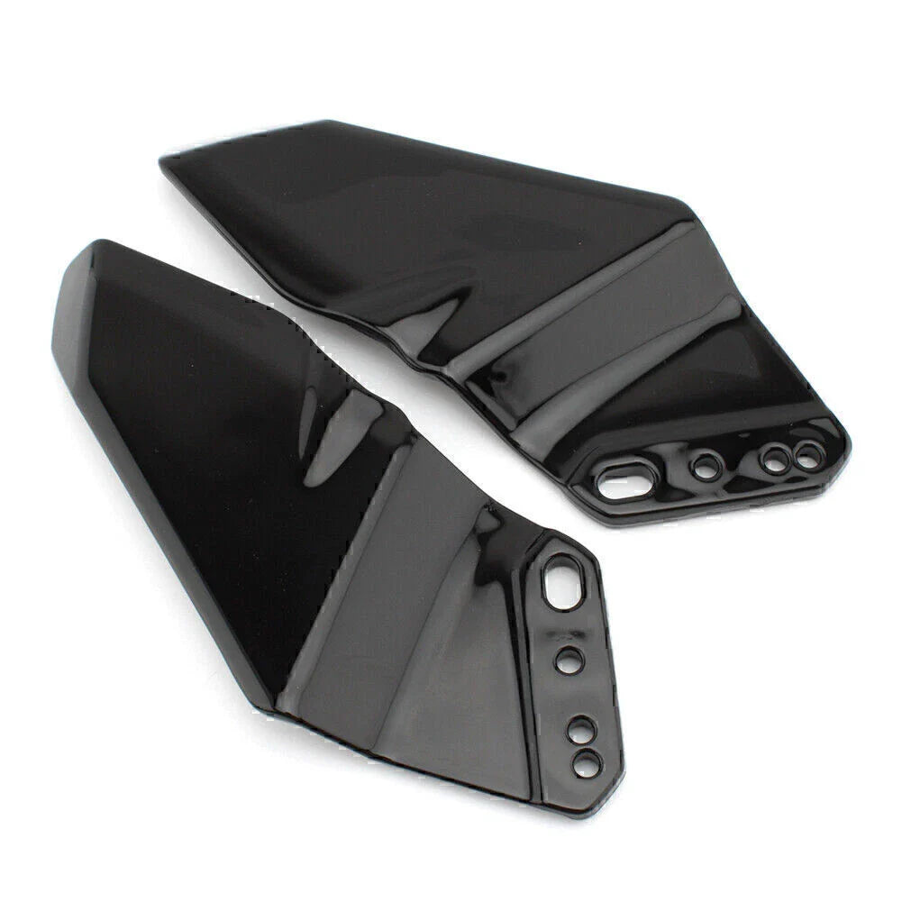 Black Winglet Aerodynamic ABS Spoiler Kit for Kawasaki Honda BMW