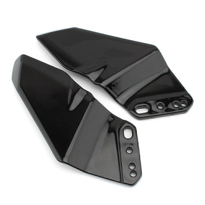 Black Winglet Aerodynamic ABS Spoiler Kit for Kawasaki Honda BMW