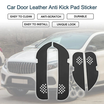 Car Door Leather Anti Kick Pad Sticker for Mercedes-Benz GLE (2017-2019)