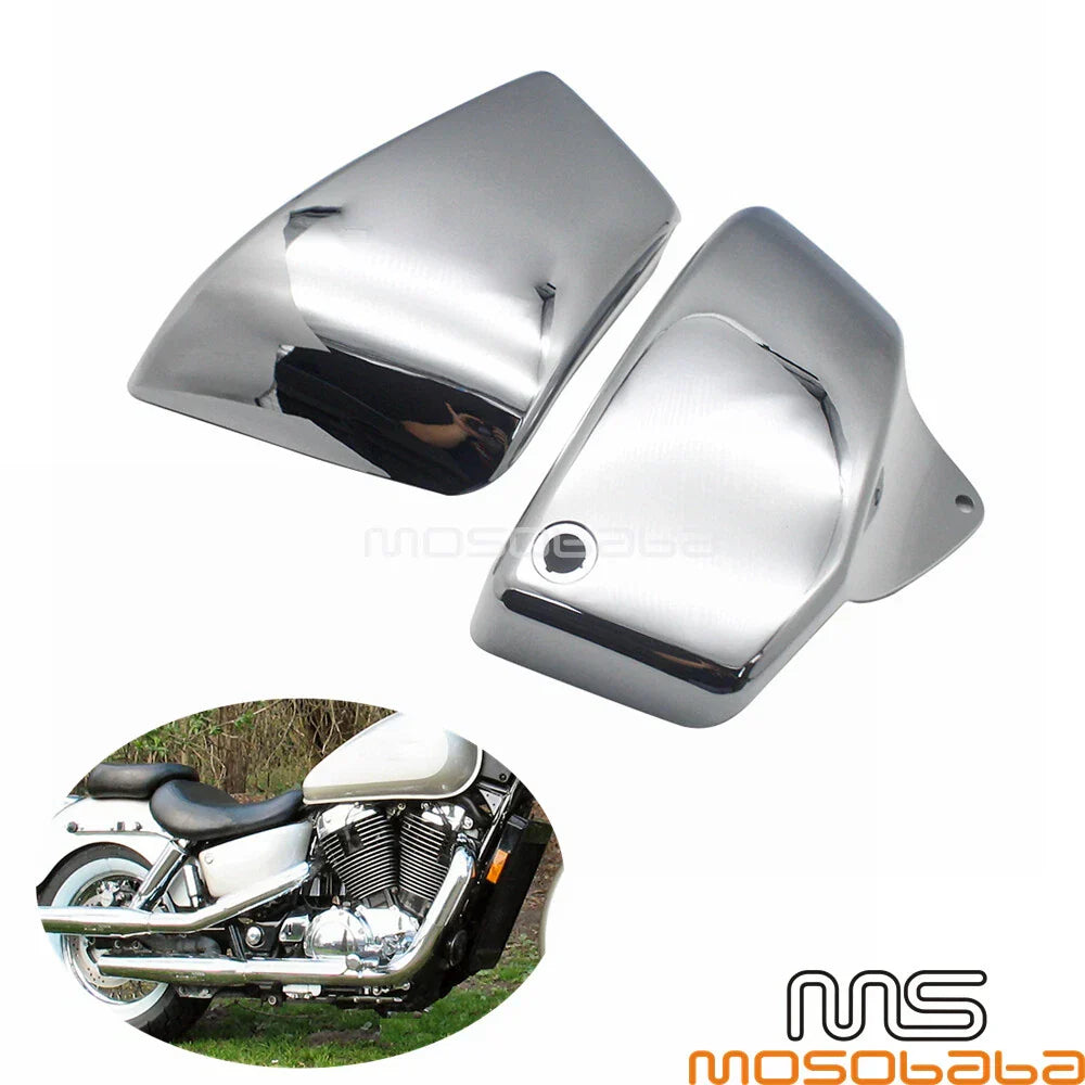 Chrome ABS Battery Side Covers for Honda VT1100 Shadow (1999-2008)