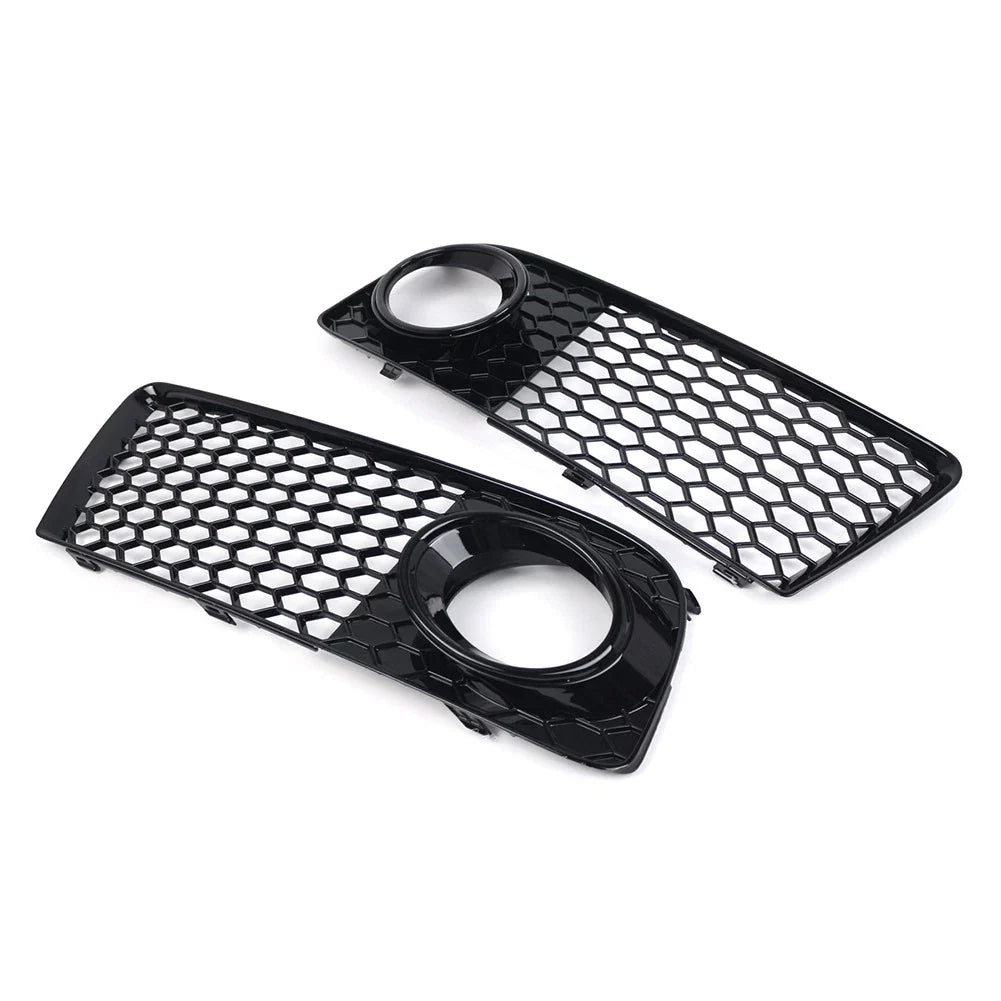 Glossy Black Honeycomb Fog Light Grille for Audi TT (2009-2014)