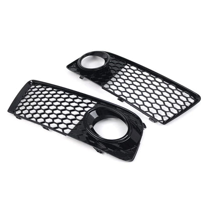 Glossy Black Honeycomb Fog Light Grille for Audi TT (2009-2014)