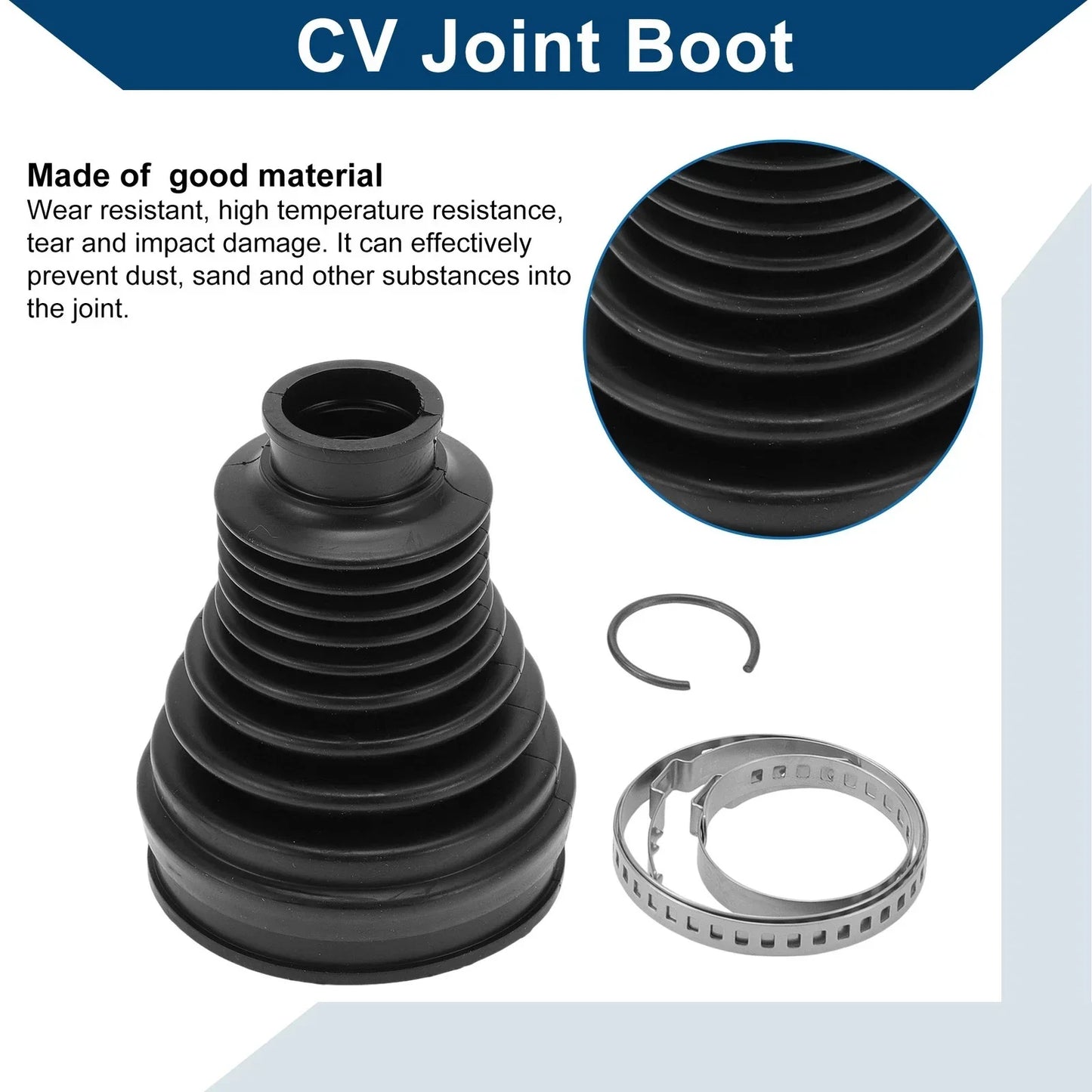 Inner CV Joint Boot Kit with Clamps for Porsche 911 (1999-2013)