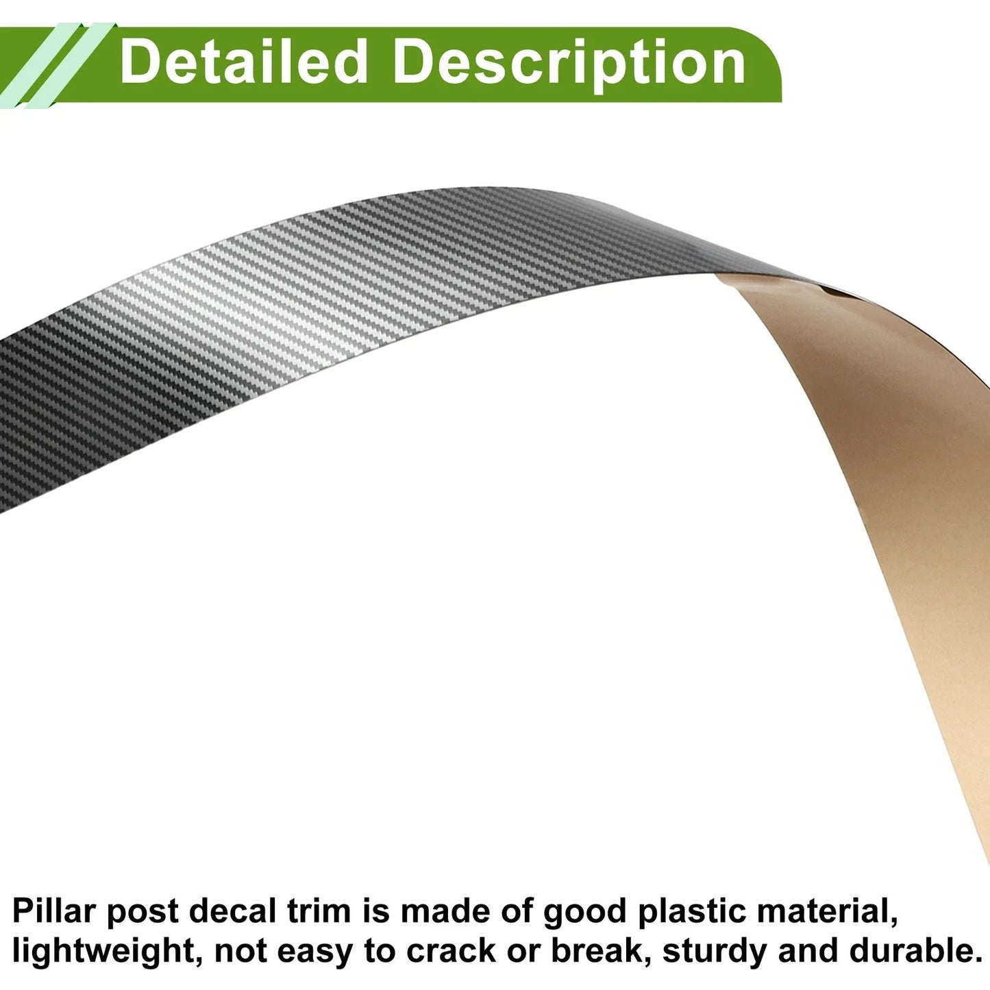 6 Pcs Carbon Fiber Window Trim for Chevy Trailblazer (2021-2024)