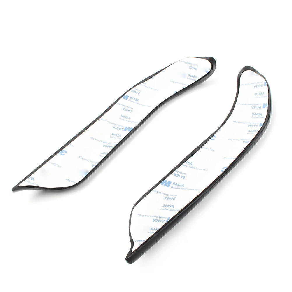 Black Louvered Swingarm Covers for Harley Touring Dresser (2009-2020)
