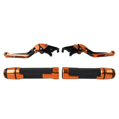 Folding Extendable Brake Clutch Levers Grips Set for Kawasaki ZX10R (2004-2023)