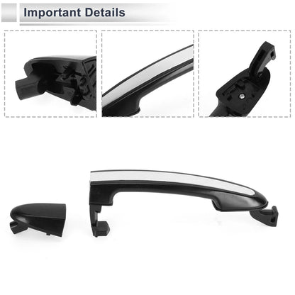 Front Right Exterior Door Handle for Hyundai Santa Fe (2007-2012)