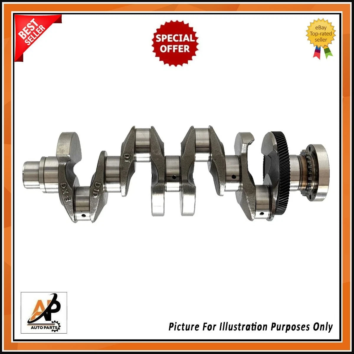 Engine Rebuild Kit Forged Crankshaft for Land Rover Jaguar 204DTA 2.0D ()