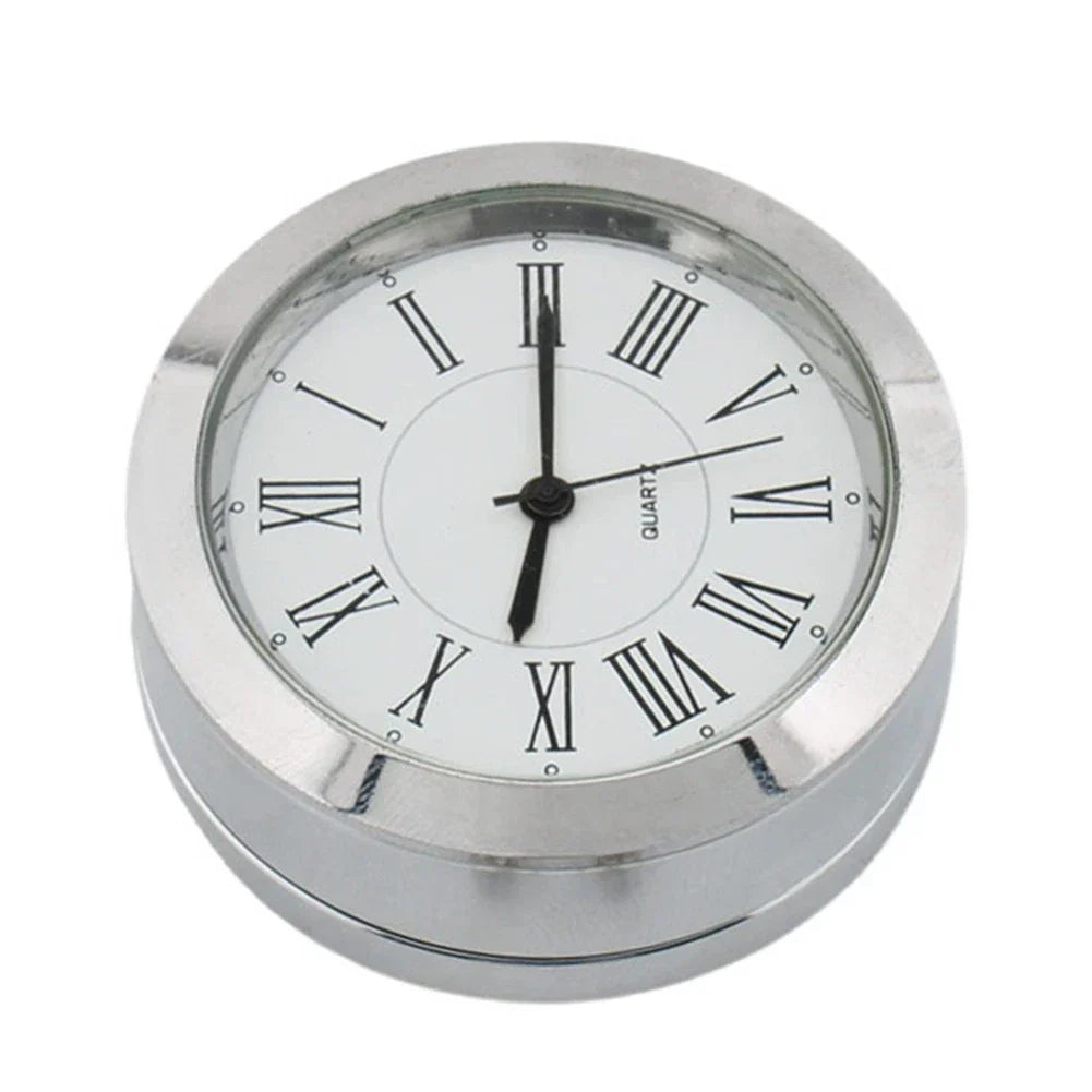 Front Fork Lock Clock Cover Chrome & White for Harley Road King (1994-2024)