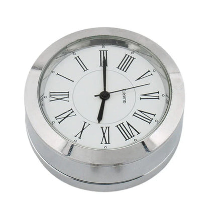 Front Fork Lock Clock Cover Chrome & White for Harley Road King (1994-2024)