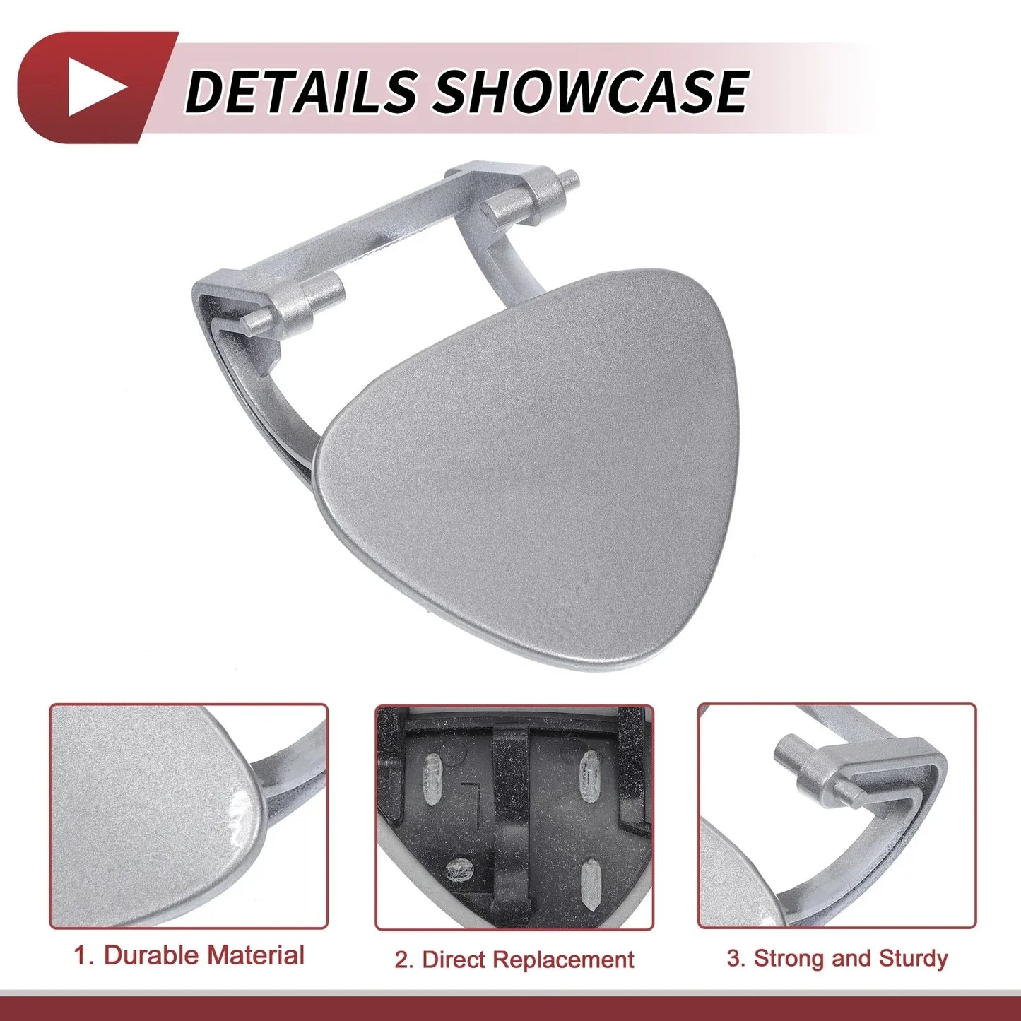 Front Left Washer Nozzle Cover for Mercedes-Benz E320 (1994-2006) Silver