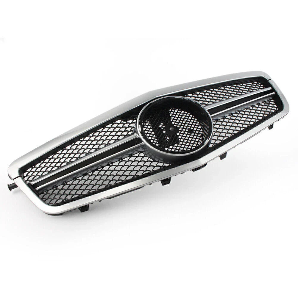 Front Upper Bumper Mesh Grille for Mercedes E-Class W212 S212 (2010-2013)