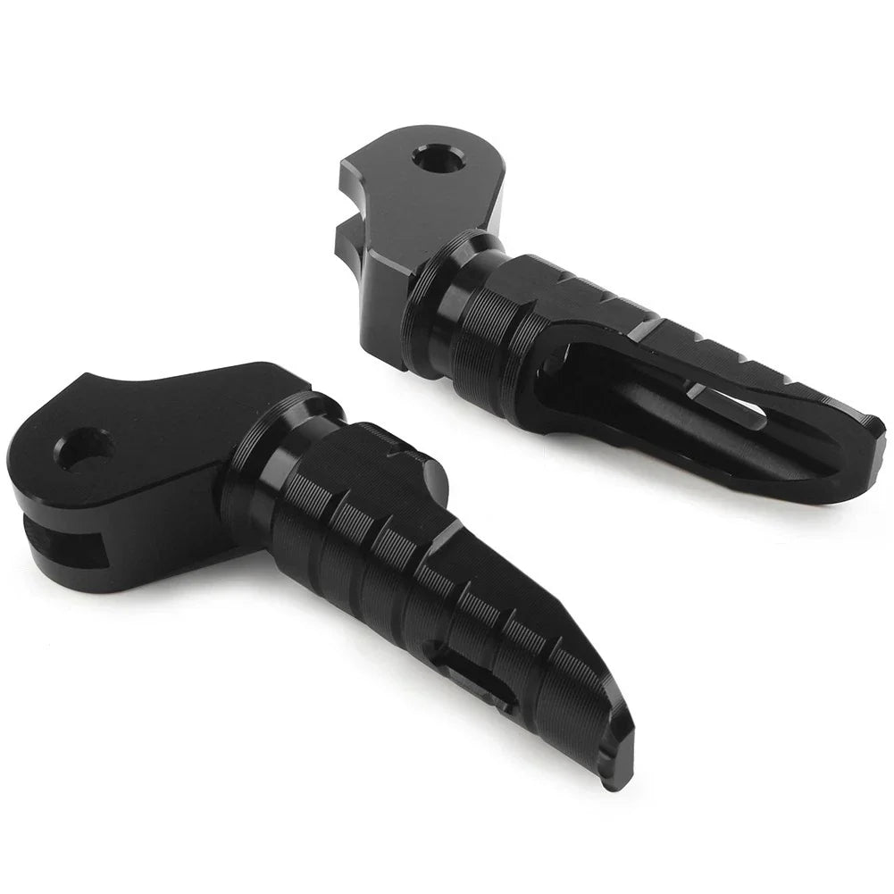 CNC Aluminum Front Foot Pegs for T100 T120 (2016-2022) - Black Pair